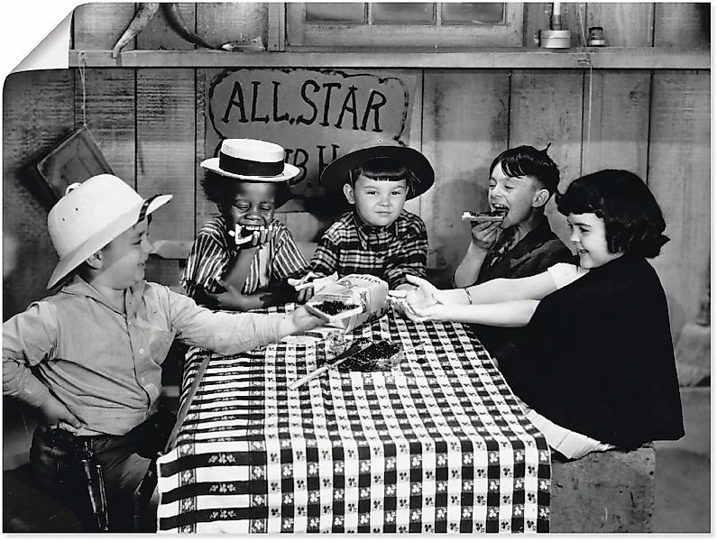 Artland Wandbild "Die kleinen Strolche, 1935er" Film 1 Stk. tlg. als Leinwa günstig online kaufen