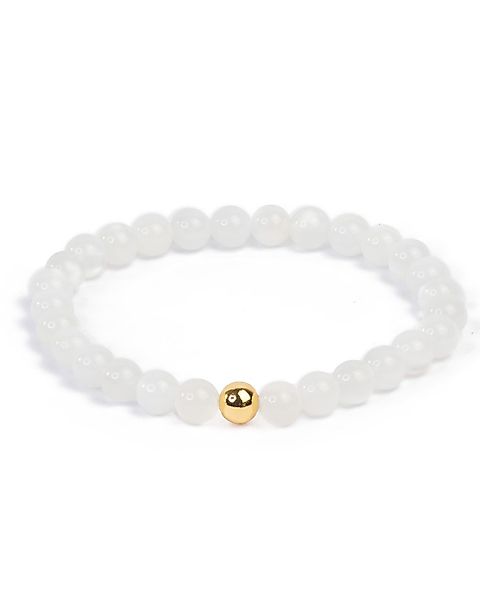 MayTree Armband Echter Mondstein 6mm, Geschenk günstig online kaufen