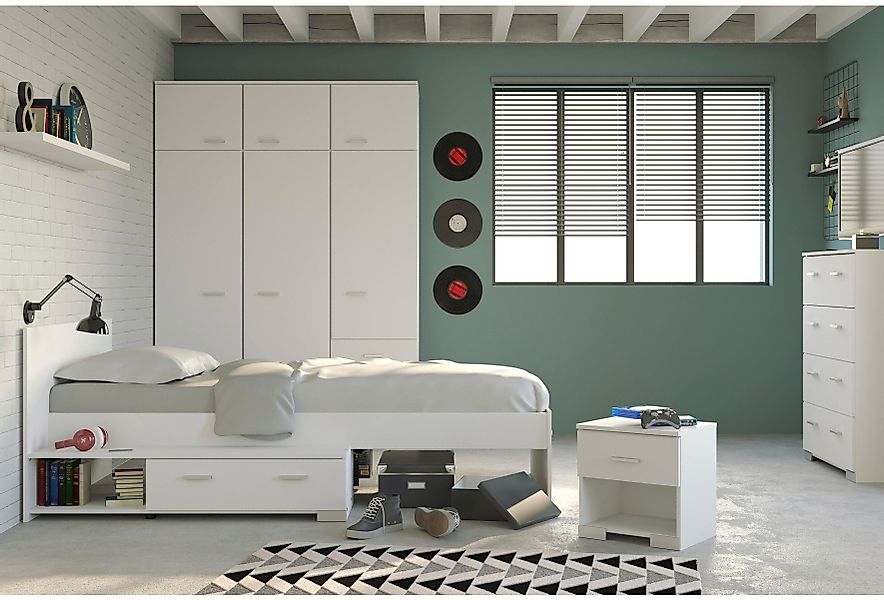 Parisot Jugendzimmer-Set Galaxy, (Set, 4-tlg., Kleiderschrank, günstig online kaufen