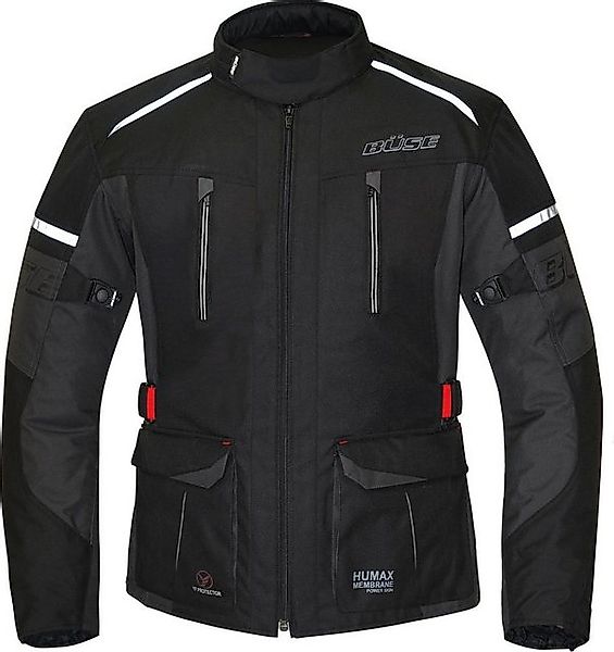 Büse Motorradjacke Büse Rider Textiljacke Schwarz günstig online kaufen