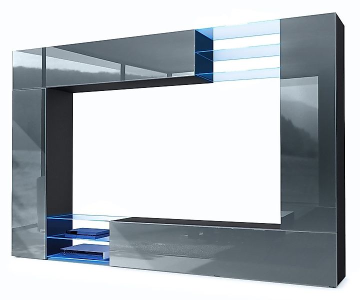 Vladon Wohnwand Mirage, (Anbauwand mit Rückwand günstig online kaufen