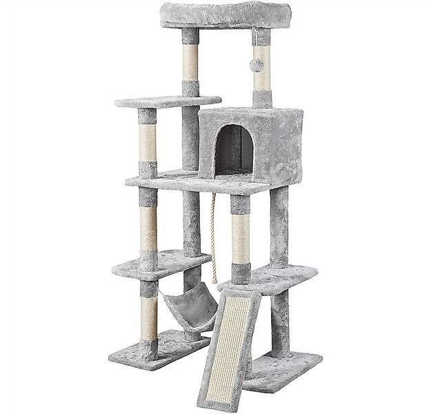 Yaheetech Kratzbaum 160 cm (H), Katzenbaum Spielhaus für Katzen, mit Katzen günstig online kaufen
