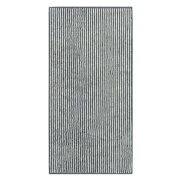 Cawö Handtücher Luxury Home Two-Tone Stripe 480 - Farbe: schiefer - 77 - Ha günstig online kaufen