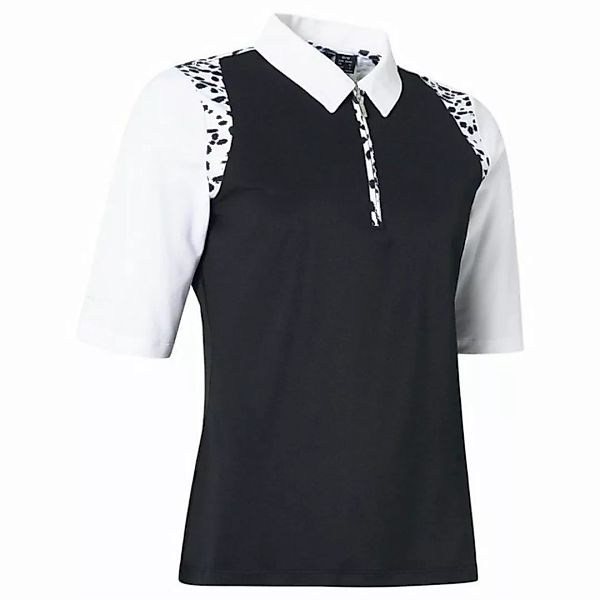 ABACUS Poloshirt Abacus Ladies Anne Halfsleeve Polo Black/White günstig online kaufen