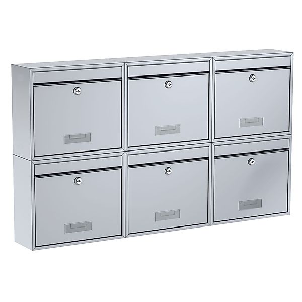BASI Wandbriefkasten Wandbriefkasten (Spar-Set, 6-St), 6er günstig online kaufen