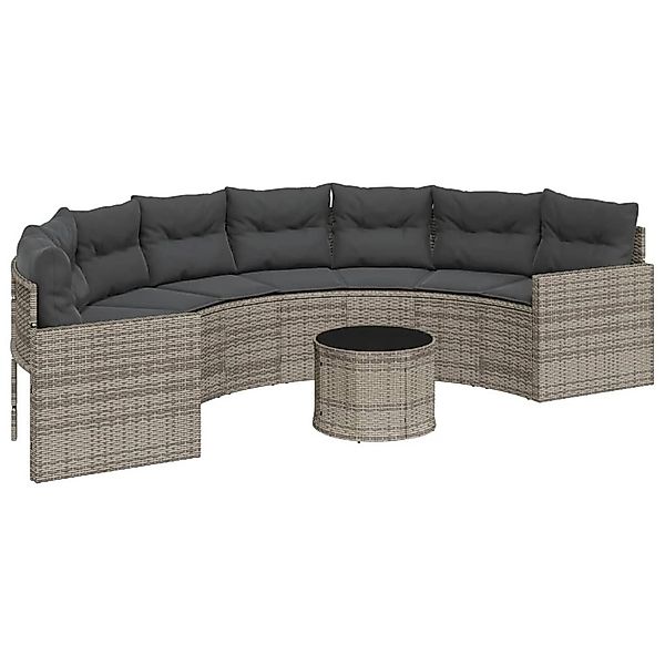 vidaXL Loungesofa Gartensofa mit Tisch und günstig online kaufen