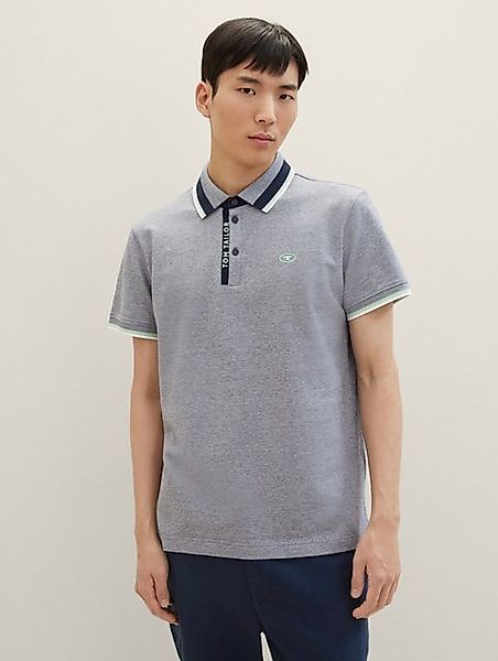 TOM TAILOR Poloshirt Poloshirt mit Piqué Struktur günstig online kaufen