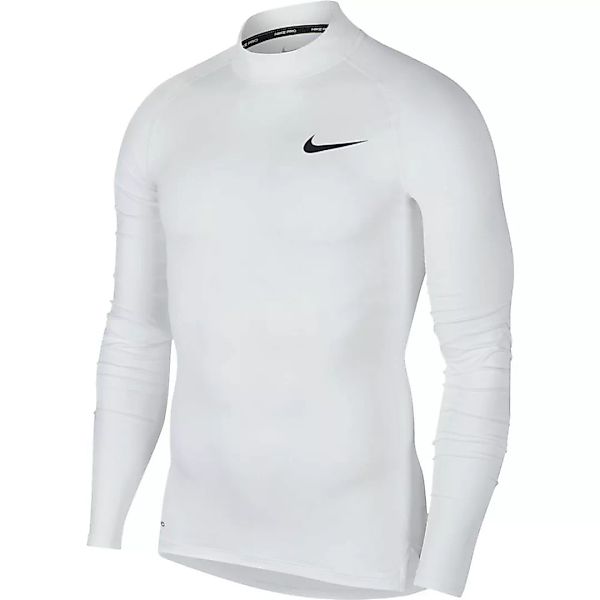 Nike Pro Tighmock Langarm-t-shirt XL White / Black günstig online kaufen