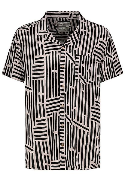 Urban Surface Kurzarmhemd Kurzarm- mit botanischem Muster und Knöpfen Tropi günstig online kaufen