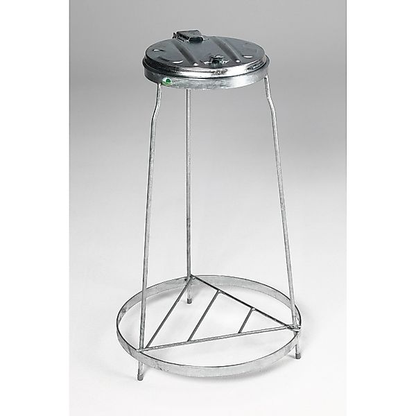 PROREGAL Stapelbarer Abfallsammler Mit Metall Deckel Stationär 120 Liter Hx günstig online kaufen