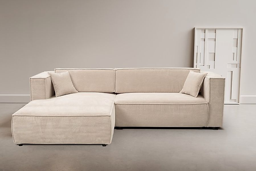 WERK2 Ecksofa »Atlanta-New, modernes Design, Stellmaße 280x147cm, L-Form, K günstig online kaufen