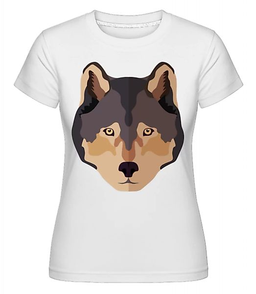 Wolf Comic Schatten · Shirtinator Frauen T-Shirt günstig online kaufen