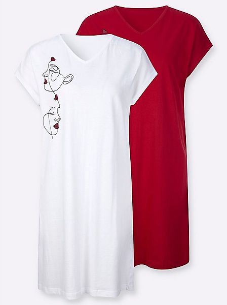 Sieh an! Nachthemd Nachthemden . (2-tlg) günstig online kaufen