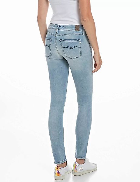 Replay Damen Jeans LUZIEN - Skinny Fit - Blau - Light Blue Denim günstig online kaufen