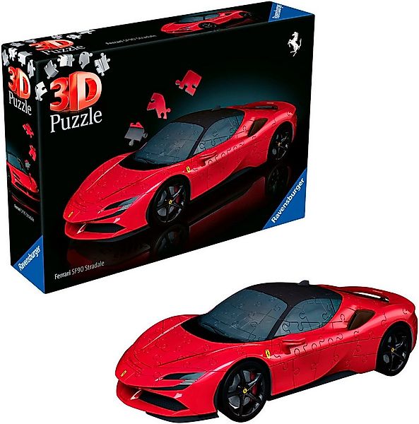 Ravensburger 3D-Puzzle Ferrari SF 90 Stradale, 108 Puzzleteile, Made in Eur günstig online kaufen