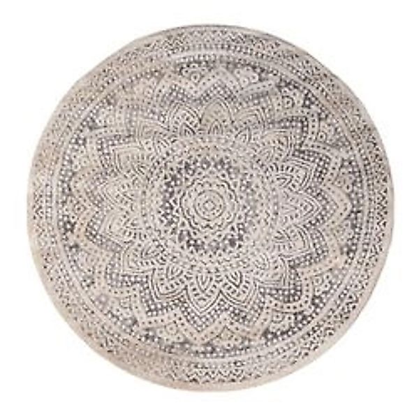 payé Teppich Frays 2 Flachflor Rund 160x160 cm Grey günstig online kaufen