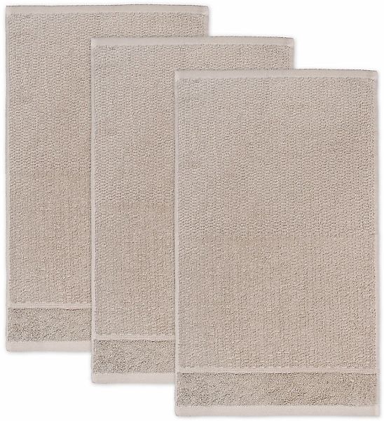 Möve for frottana Gästehandtücher "Pearl" mit Perloptik günstig online kaufen