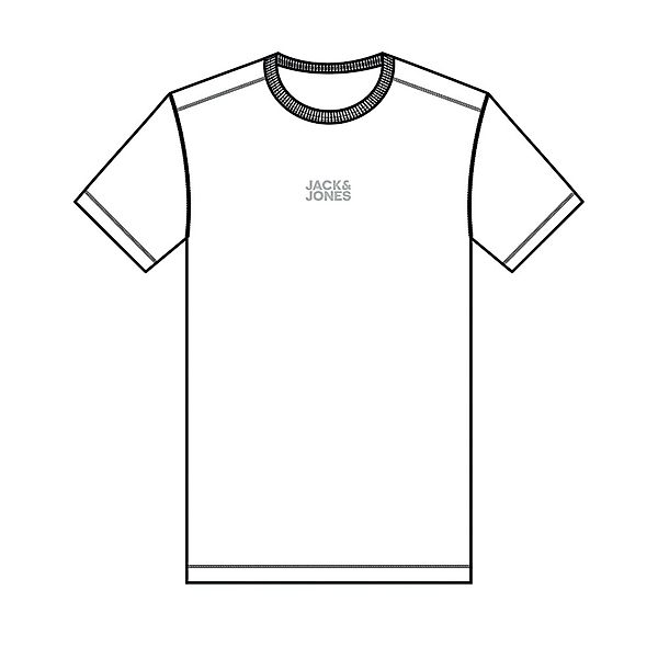 Jack & Jones Clasic Graphic Kurzarm Rundhalsausschnitt T-shirt S White / Re günstig online kaufen