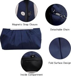 Coonoor Abendtasche Damen Satin Abendtasche Elegante günstig online kaufen