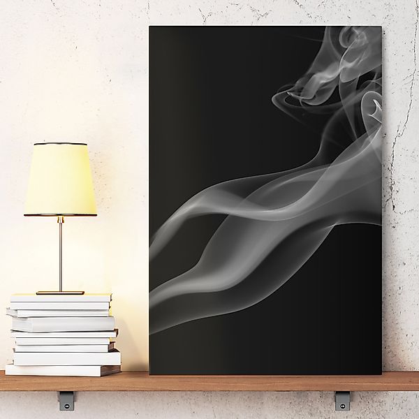 Leinwandbild - Hochformat Smoking Silver günstig online kaufen