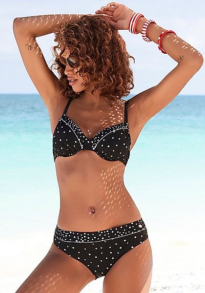 LASCANA Bikini-Hose Leona mit Pünktchenprint günstig online kaufen