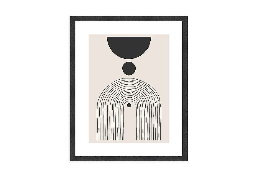 artissimo Bild mit Rahmen Bild gerahmt 51x41cm / Design-Poster mit Holz-Rah günstig online kaufen