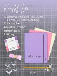 Wachsmann Bienenprodukte Bienenwachskerze selber machen (Kerzenset, günstig online kaufen