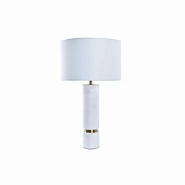 Tischlampe Dkd Home Decor Golden Weiß 220 V 50 W Moderne (41 X 41 X 76 Cm) günstig online kaufen