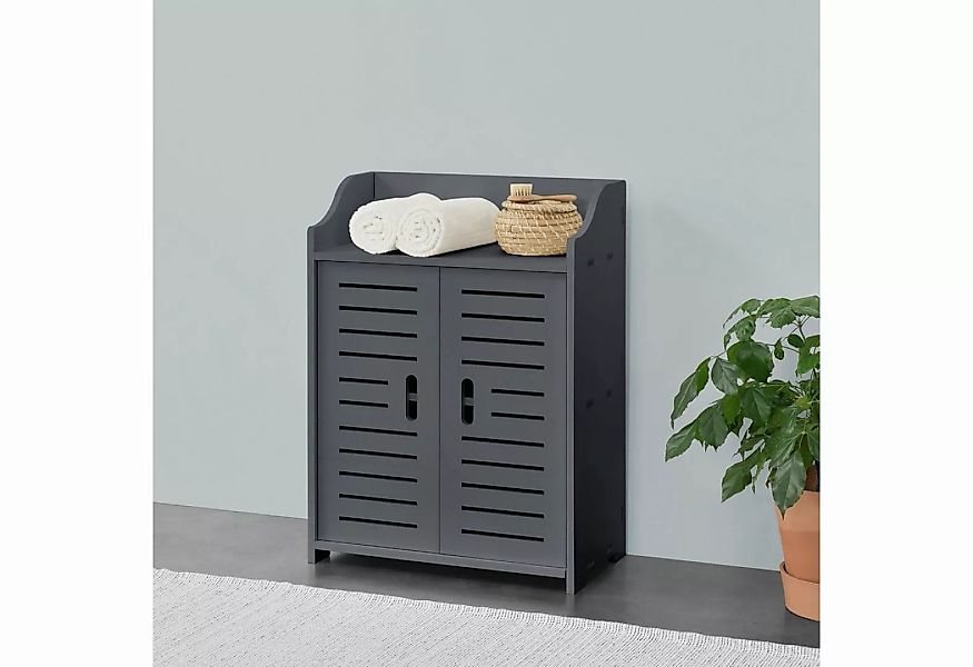 en.casa Badezimmerschrank Trosa 62x45x25cm Badschrank Wandschrank Ablage in günstig online kaufen