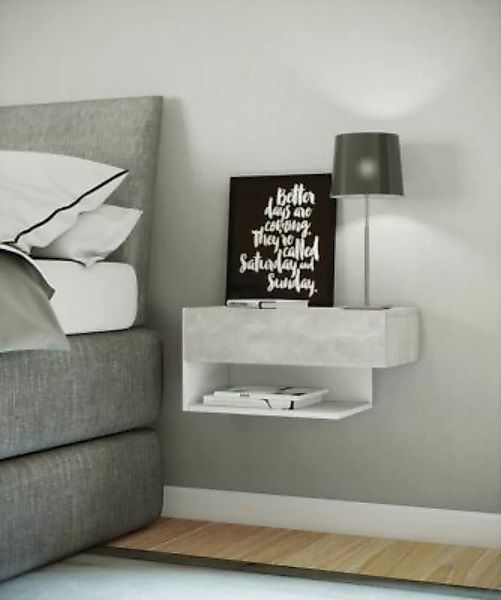 VCM Holz Wandschublade Nachtschrank Wandboard Schublade Konsole Nachttisch günstig online kaufen