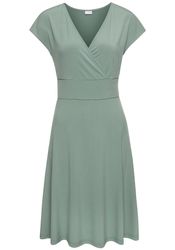 LASCANA Midikleid aus bügelfreier Ware, elegantes Sommerkleid aus Jersey, S günstig online kaufen