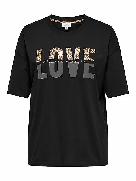 ONLY CARMAKOMA Kurzarmshirt "CARKOURTNEY SS O-NECK REG TEE JRS" günstig online kaufen