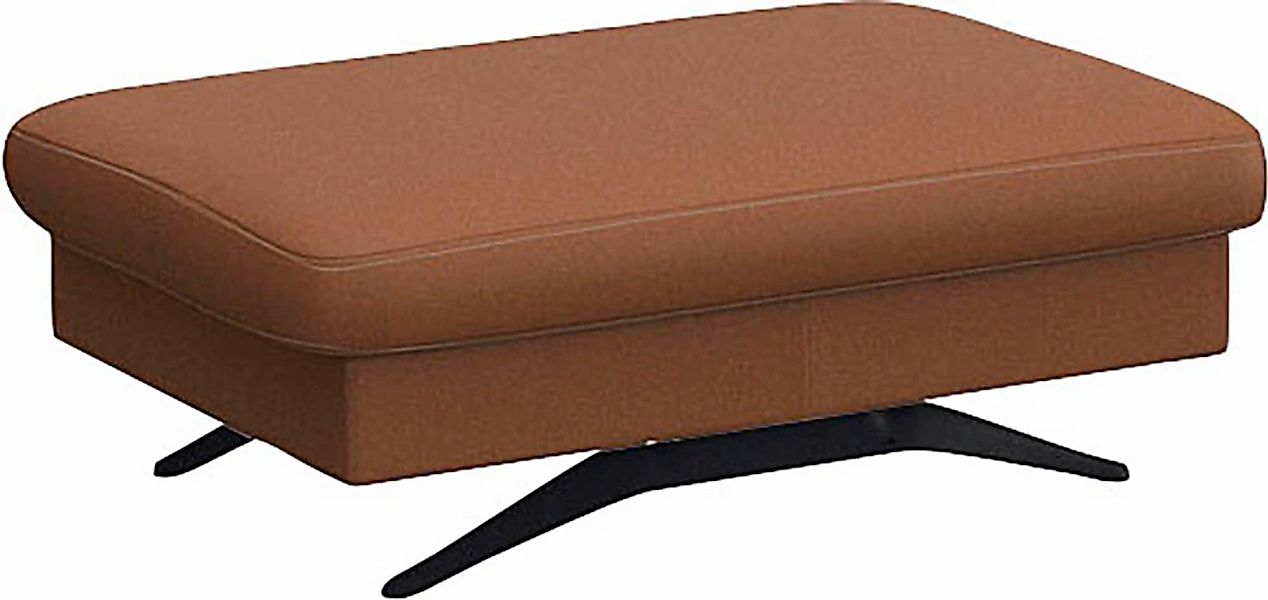 FLEXLUX Pouf "Glow Sitzhocker, Polsterhocker" Hocker mit Stauraum, Fuß schw günstig online kaufen