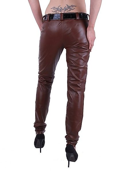 DOLCE & GABBANA Lederhose Dolce & Gabbana D&G Lederhose Hose Skinny Leder günstig online kaufen