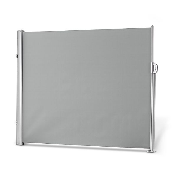 Leco Seitenmarkise 1,80 m x 3 m Lichtgrau günstig online kaufen