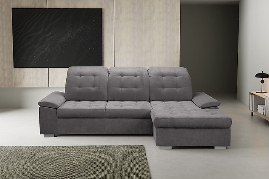 WERK2 Ecksofa »Carmen, mit Bettfunktion & Bettkasten, optional Sitztiefenve günstig online kaufen