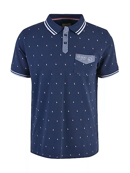 MILANO ITALY Herren Poloshirt, dunkelblau günstig online kaufen