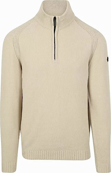 No Excess Halfzip Pullover Chenille Ecru - Größe 3XL günstig online kaufen