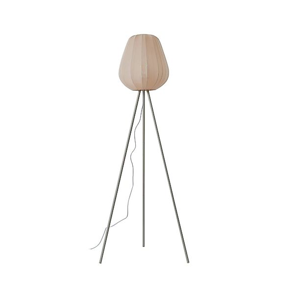 Lindby Tripod Stehlampe Helin 10030930 Skandinavisch in Creme aus Textil 1- günstig online kaufen