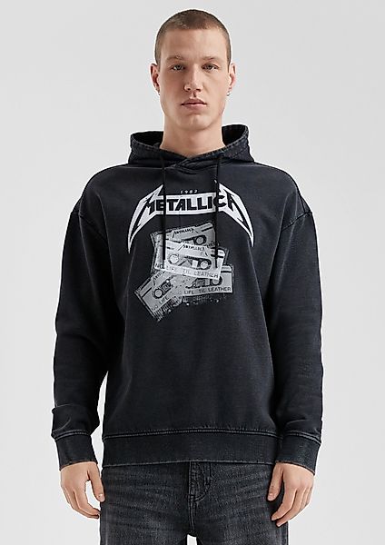 QS Sweatshirt Metallica® Band-Hoodie mit Wascheffekt günstig online kaufen