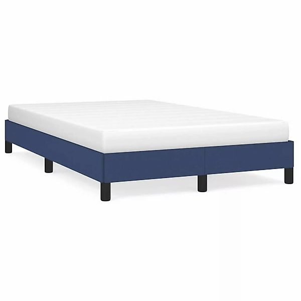 vidaXL Bettgestell Blau 120x200 cm Stoff Modell 11367976 günstig online kaufen