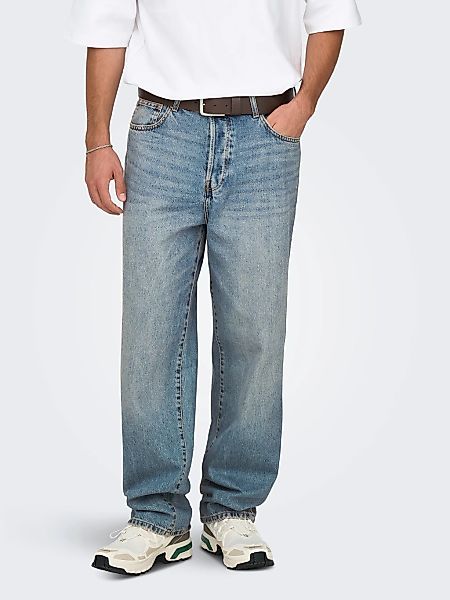 ONLY & SONS Loose-fit-Jeans "ONSFADE LOOSE WB 6778 A14 DNM NOOS" günstig online kaufen