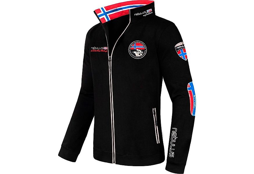 Nebulus Sweatjacke COMEBACK, P4116 - Herren, schwarz, XL günstig online kaufen