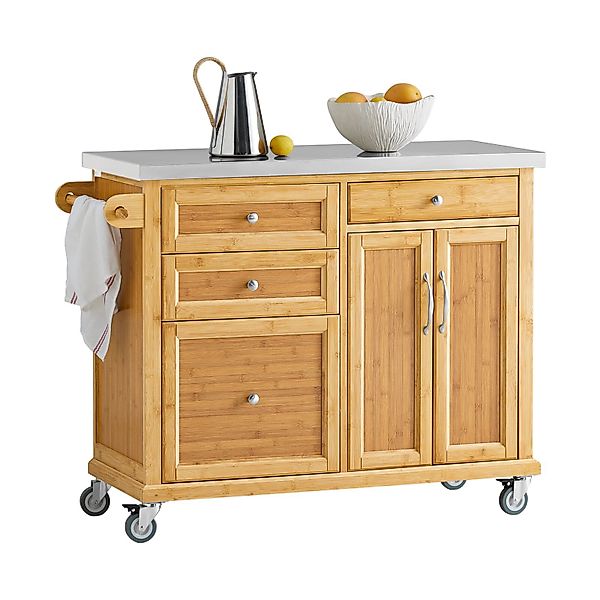 SoBuy Küchenwagen FKW69/FKW70, Kücheninsel Küchenschrank mit günstig online kaufen