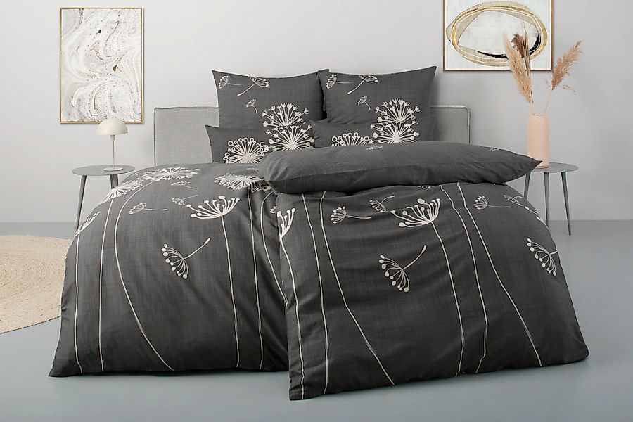 Home affaire Bettwäsche "Soucy" 2 Stk. tlg. ab Gr. 135x200, 100% Baumwolle, günstig online kaufen