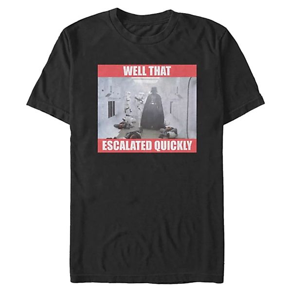 Star Wars - Darth Vader Escalated Quickly - Männer T-Shirt günstig online kaufen