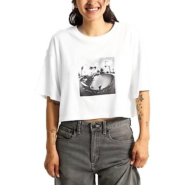 Vans  T-Shirt Camisetas Mujer Modèle Rhythm Relaxed Crop Ss günstig online kaufen