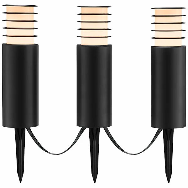 Brilliant LED Gartenleuchte »Carosu« LED-Modul 3 Stk. warmweiß - kaltweiß L günstig online kaufen