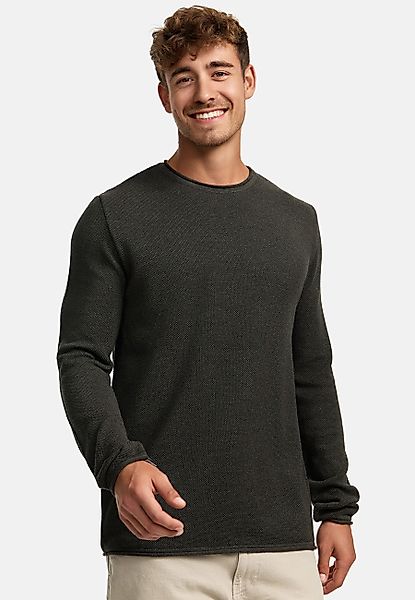 Kronstadt Strickpullover KSPep Feinstrickpullover mit Rundhalsschnitt günstig online kaufen