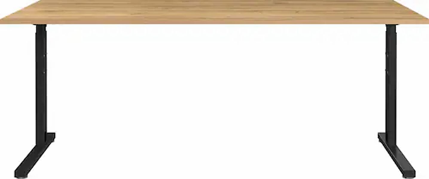 GERMANIA Schreibtisch "GW-Profi 3.0", höhenverstellbar (70- 80 cm), in 2 Br günstig online kaufen